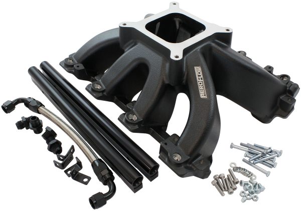 GM LS CARBY INTAKE MANIFOLD   CATHEDRAL HI RISE EFI LS1 LS2