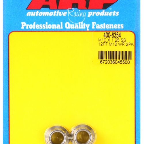 SS 12PT NUTS M10x1.25 (2)     12mm WRENCH, .700″ COLLAR