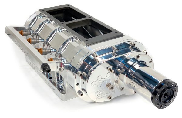 BLOWER 8-71 EFI BILLET CASE   HIGH HELIX, POLISHED