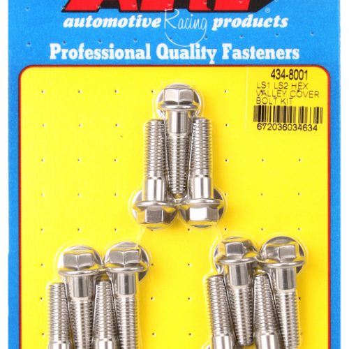 ARP HEX VALLEY COVER BOLT KIT LS1 & LS2 STAINLESS HEX