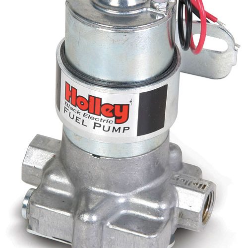 HOLLEY BLACK FUEL PUMP 140GPH METHANOL COMPATIBLE;NO REG INC