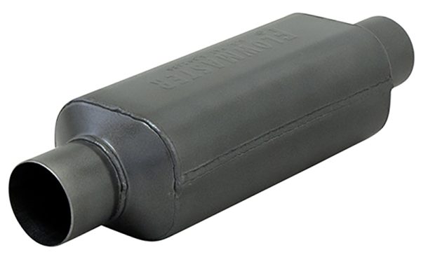 2.50" SUPER HP2 MUFFLER 409   S/LESS 2.50" IN/OUT 12" LENGTH