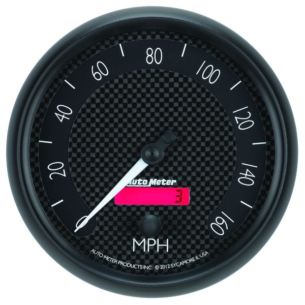 GT SERIES 5" SPEEDOMETER      0-160MPH, IN DASH, ELECTRONIC