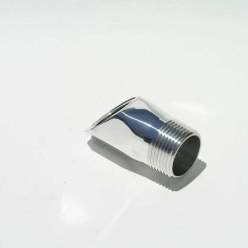 45 DEGREE ADAPTER FITTING     SUIT ELECT WATER PUMP POLISHED