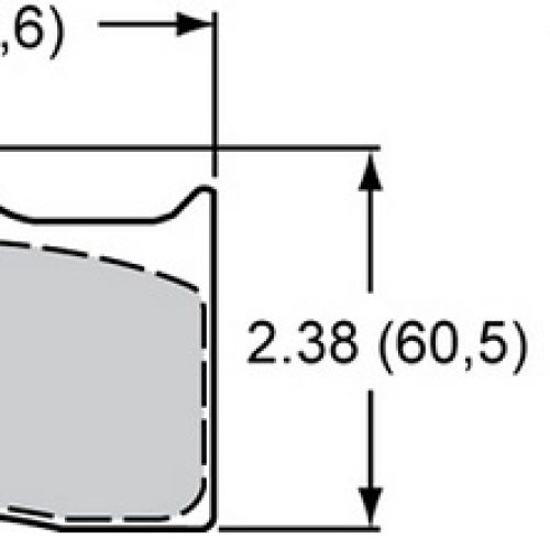 BRAKE PAD SET, POLYMATRIX A   PLATE# 7112, DYNALITE CALIPERS