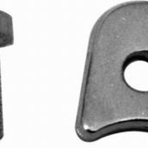 CHROME DIST HOLD DOWN CLAMP   SUIT ALL FORD (OEM STYLE)