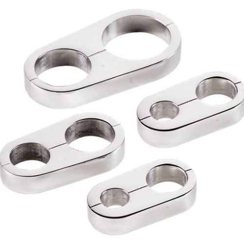 Hose Separaters .734″ x .890″ -6 X -8 POLISHED BILLET ALUM