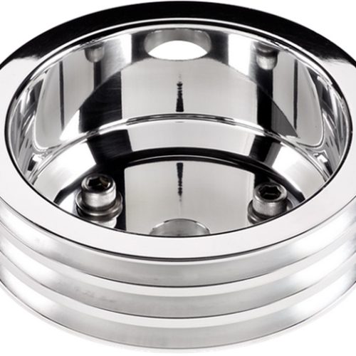 BBC CRANK  PULLEY TRIPLE      BILLET LONG WATER PUMP