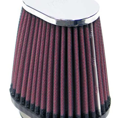 2.125″ CLAMP-ON TAPERED FILTER4″ O.D, 4″ HIGH, CHROME TOP