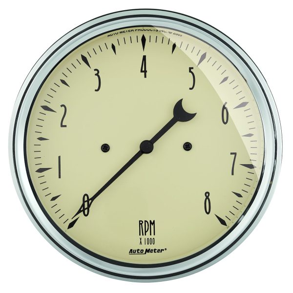 5 TACH, 8,000 RPM, IN- DASH,  ANTIQUE BEIGE