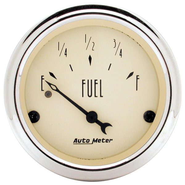2 FUEL LEVEL, 0 E/30F ANTIQUE BEIGE 2-1/16" ELEC