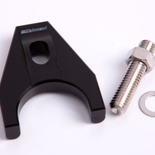 BILLET DISTRIBUTOR HOLD DOWN  BLACK BRACKET SUITS ALL CHEV