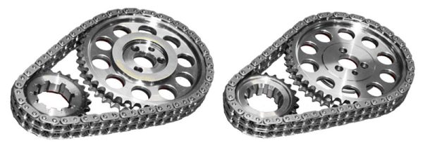 SB CHEV 262 350 400 DR TIMING CHAIN SET .005" SUIT LINE BORE