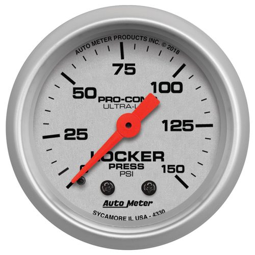 ULTRA-LITE 2-1/16″ AIR LOCKER PRESSURE, 0-150PSI MECHANICAL
