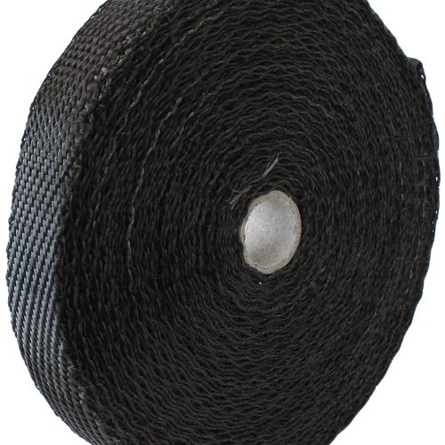 EXHAUST INSULATION WRAP1″X50FT50 FOOT BLACK TITANIUM ROLL