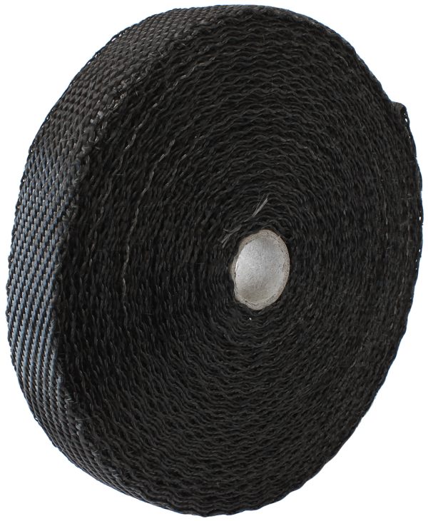 EXHAUST INSULATION WRAP1"X50FT50 FOOT BLACK TITANIUM ROLL