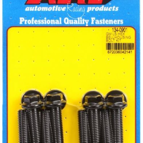LS CHEV GEN 3 BELLHOUSING>    BLOCK BLK HEX BOLTS