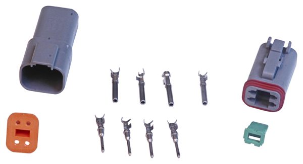 CONNECTOR, DEUTSCH 4 PIN      *