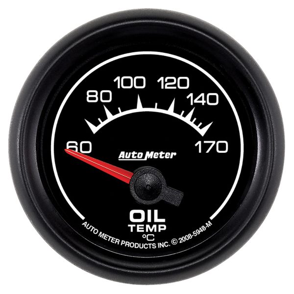 ES SERIES 2-1/16" OIL TEMP    60-170°C, SHORT SWEEP ELECT.