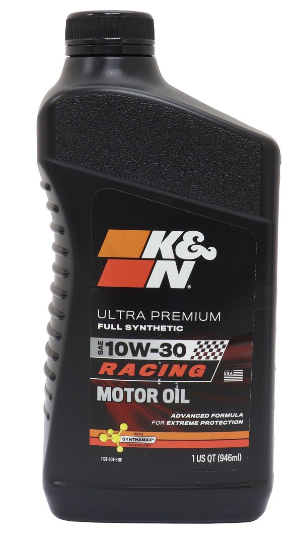 10W30 RACING OIL, 1 QUART     FULLY SYNTHETIC, 946ML