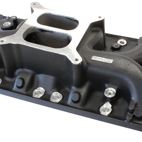 SBF STREET INTAKE MANIFOLD    DUAL PLANE FORD 302 BLACK