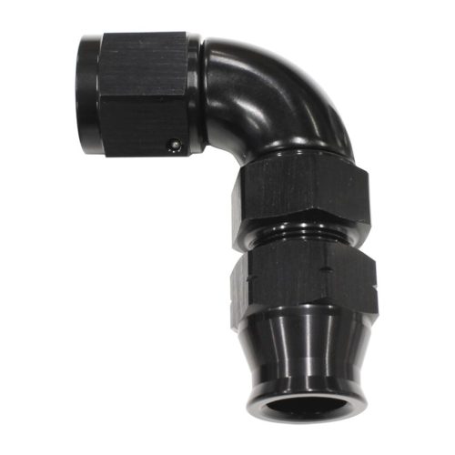 5/16″ TUBE 90 deg female -6AN BLACK SWIVEL NUT WITH OLIVE