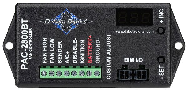 PROGAMMABLE FAN CONTROLLER    W/70 AMP RELAY BLUETOOTH