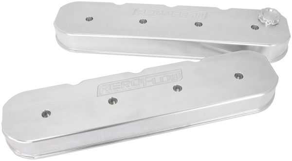 GM LS BILLET VALVE COVERS PAIRRAW AF LOGO NO COILS