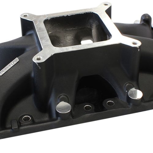 SBF HI RISE INTAKE MANIFOLD   SINGLE PLANE FORD 302 BLACK