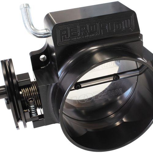 GM LS 102MM THROTTLE BODY     BLACK USES STD IDLE & TPS