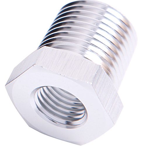 NPT PIPE REDUCER, SILVER      3/4″ NPT MALE, 1/2″ NPT FEMALE