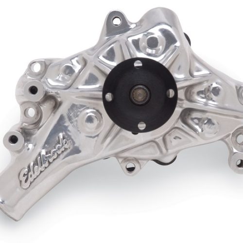 SB CHEV LONG POLISHED ALLOY   WATER PUMP HI PERF SBC