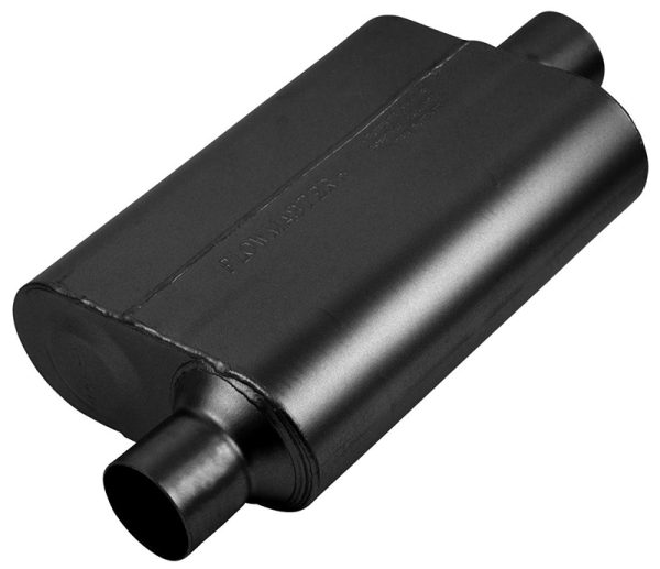 SUPER 44 SERIES STAINLESS 2.50MUFFLER OFFSET IN / CENTRE OUT