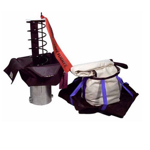 SUPER GAS BLACK CHUTE  SMALL  SPRING CHUTE DEPLOYMENT 170MPH