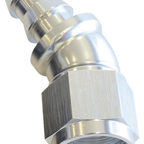 -10AN 30 DEG FULL FLOW PUSH LOSILVER FULL FLOW PUSH LOCK