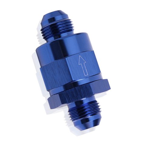 CHECK VALVE INLINE -12AN      BLUE  / ONE WAY VALVE