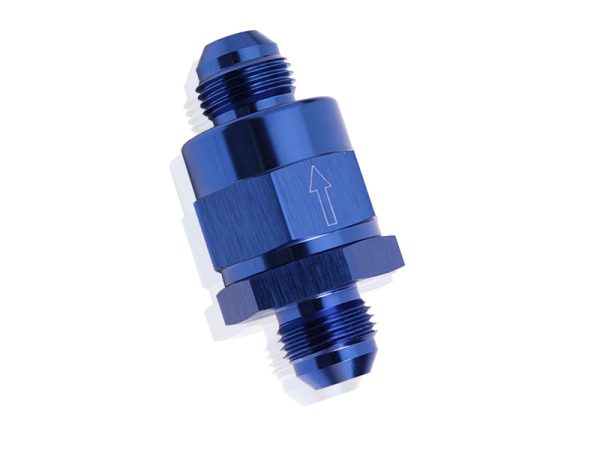 CHECK VALVE INLINE -12AN      BLUE  / ONE WAY VALVE