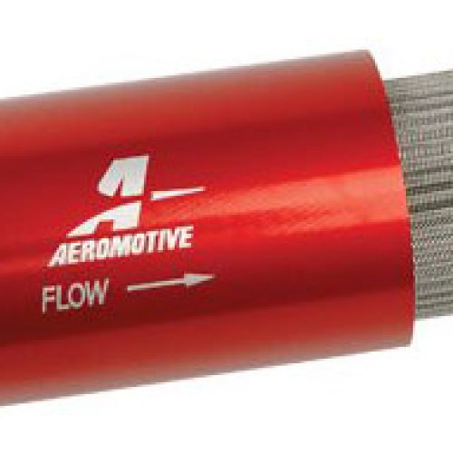 AEROMOTIVE -10 S/S FUEL FILTER100 MIC. PRO SERIES 5.5″ x 2″