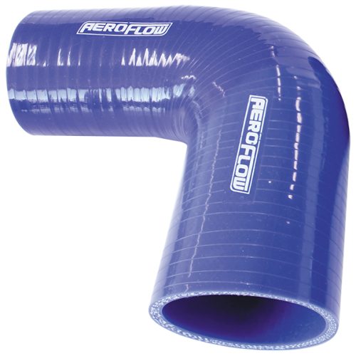 Silicone Hose Reducer 90 Deg; Blue I.D 4.00-3.50″ 102-89mm,
