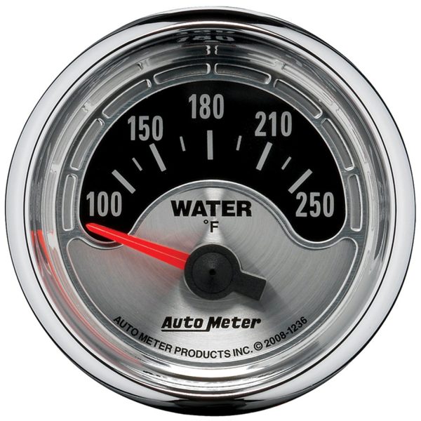 AM MUSCLE 2-1/16" WATER TEMP  100-250°F, SHORT SWEEP ELECT.
