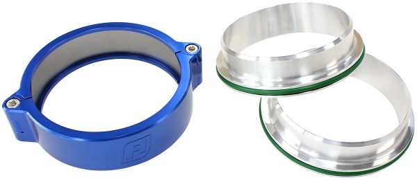 2.0" BILLET INTERCOOLER CLAMPSQUICK CONNECT BLUE CLAMP