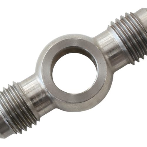 10MM (3/8) BANJO DOUBLE -4AN  STAINLESS STEEL