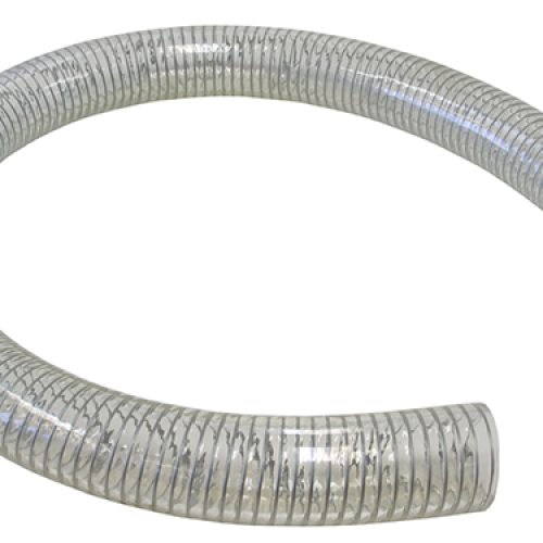 REINFORCED CLEAR PVC          BREATHER HOSE ID 12MM 1/2″