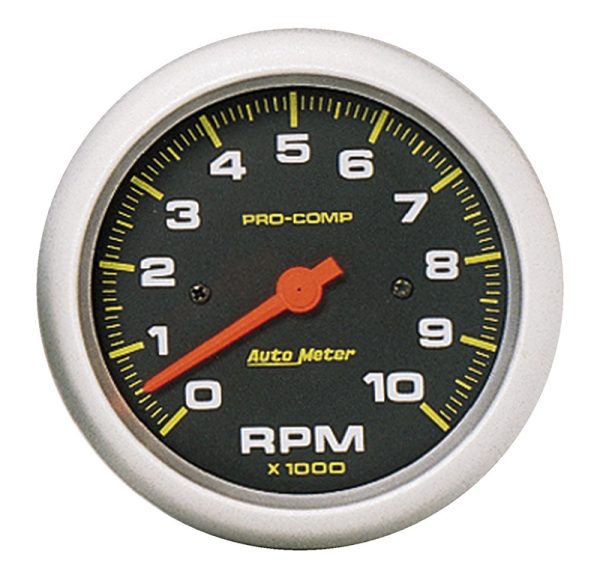PRO-COMP 3-3/8" IN-DASH TACHO 10,000RPM