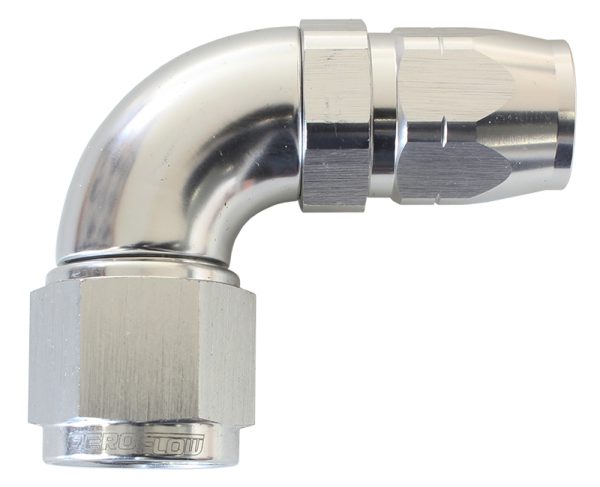 STEPPED 90 DEG FEMALE -12 HOSETO -16AN EXPANDER HOSE END SIL