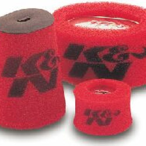 K&N FOAM PRE-CLEANER, OVAL    4-1/2X 7, 3-1/4 HIGH, RED