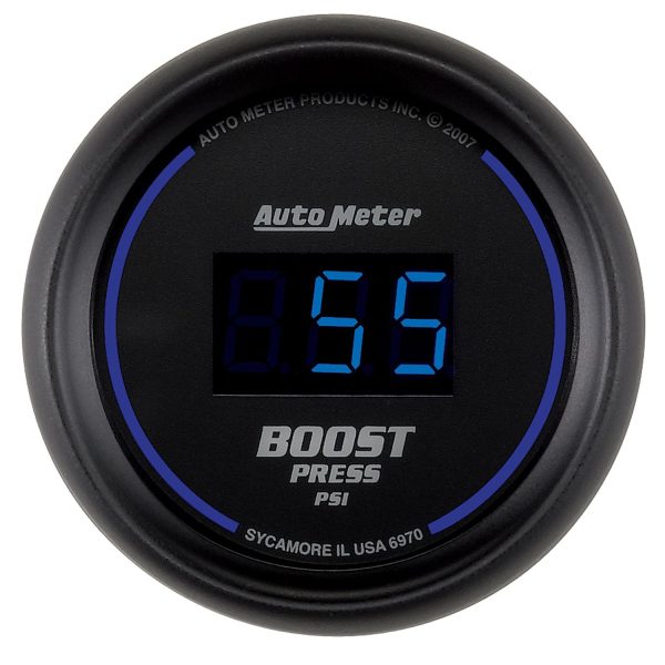 COBALT DIGITAL BOOST GAUGE    2-1/16", 5-60PSI, DIESEL ONLY