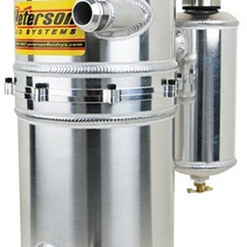 7″ DRAG OIL TANK x 16″ HIGH   SINGLE RETURN WITH CATCH CAN