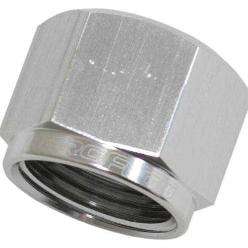 FLARE CAP FEMALE -16AN        SILVER -16AN FEMALE BLANK OFF