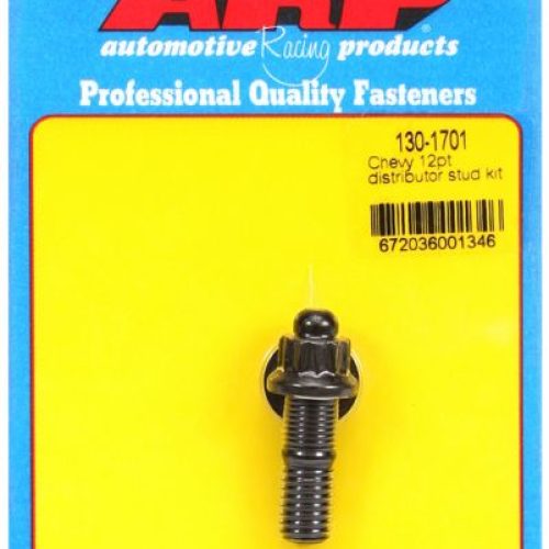 SB BB CHEV DISTRIBUTOR CLAMP  12PT BLK STUD SET